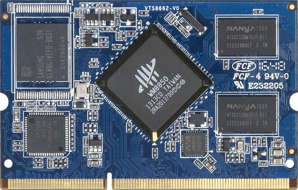 Computador em módulo Express SOM 6X50 VIA Technologies ARM