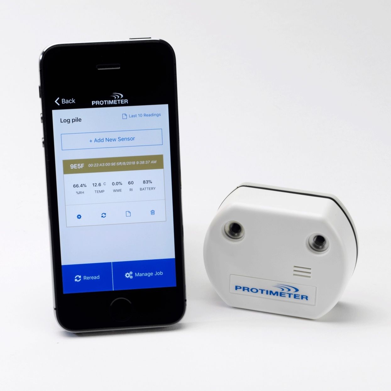 Registrador De Dados De Temperatura BLE PROTIMETER De Umidade