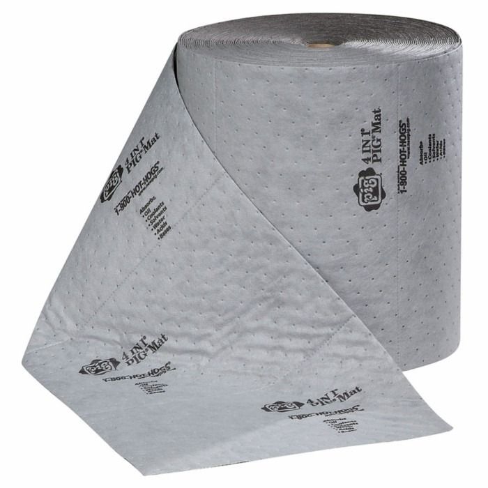 Absorvente folha MAT235 New Pig rolo de óleo para água