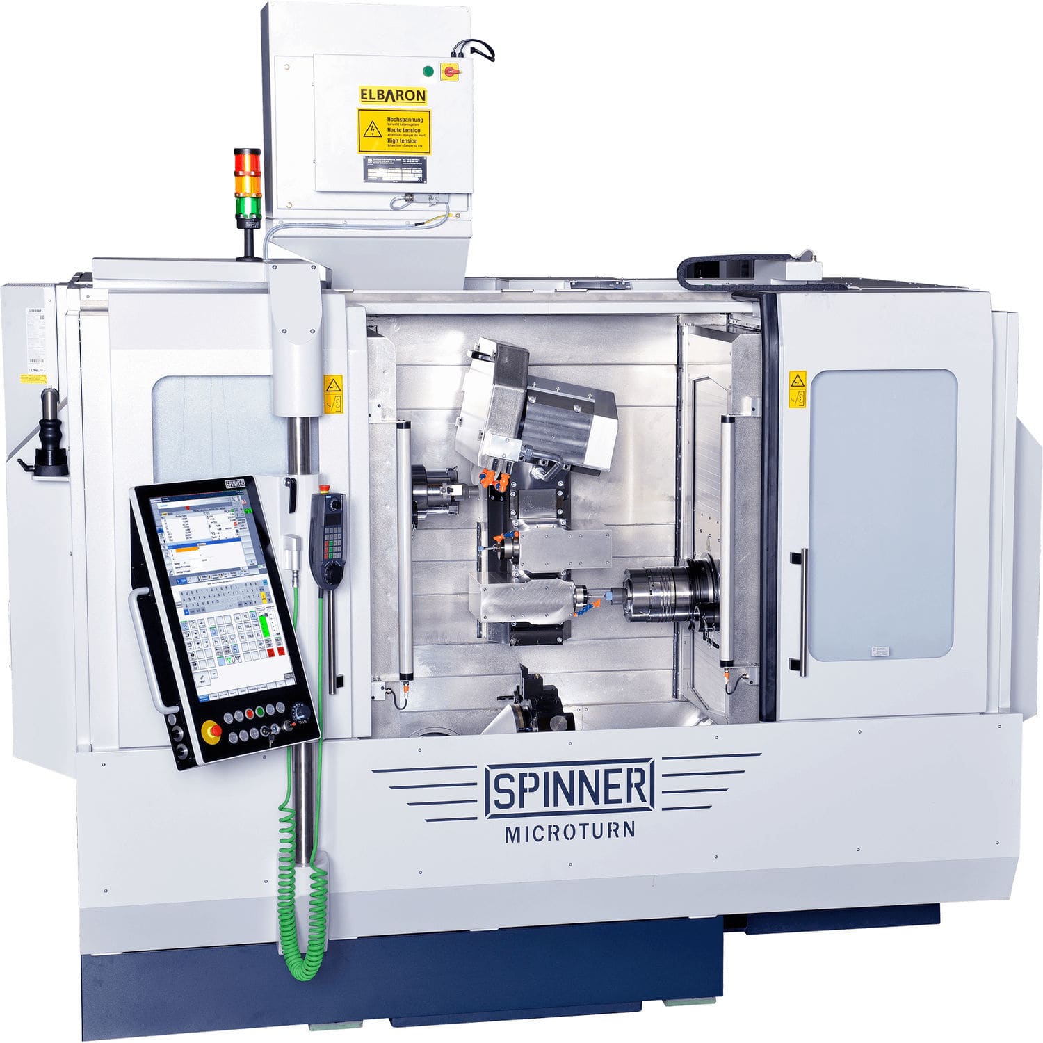 Centro De Torneamento E Fresamento CNC MICROTURN GRIND SPINNER