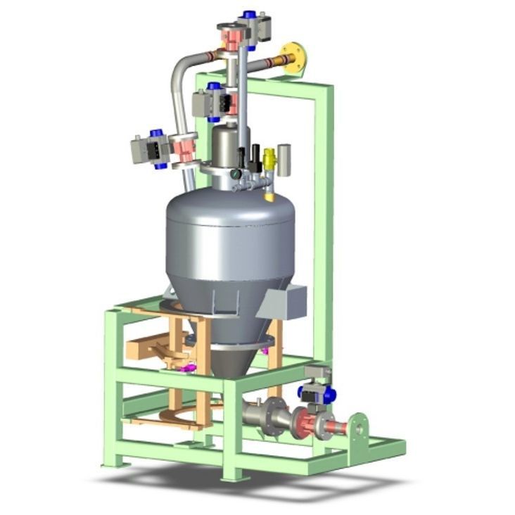 Sistema De Transporte Pneum Tico Em Fase Densa Pcv Hosokawa Solids