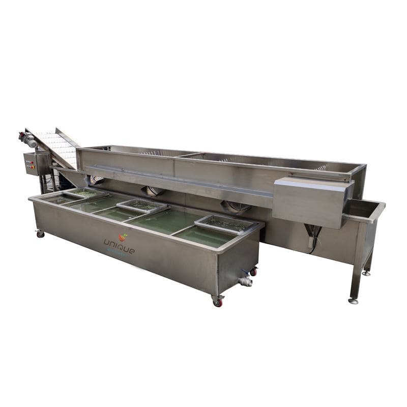 Linha de lavagem de alimentos para hortaliças Zibo Unique Machinery