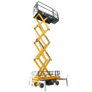 Plataforma de mastro vertical móvel YP series CAGSAN LADDERS elétrica