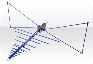 Antena rádio OmniLOG 70600 Aaronia AG omnidirecional