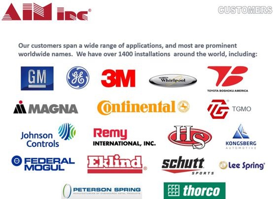 Aim inc - Information and distributors around the world - Directindustry
