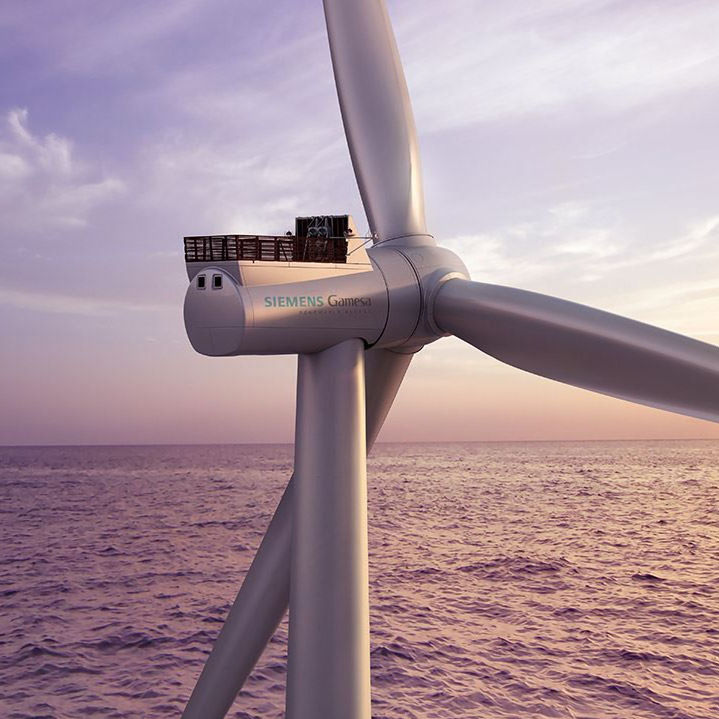 Directdrive wind turbine SG 8.0167 DD Siemens Gamesa offshore