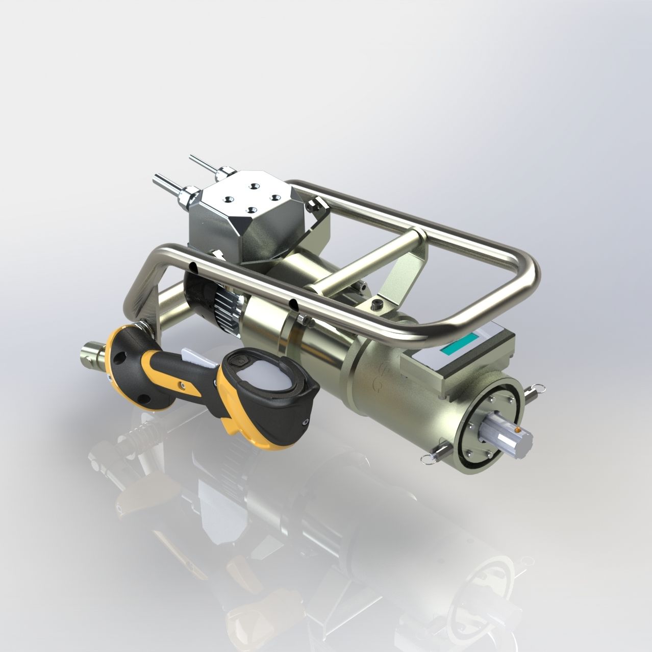 Portable valve actuator JA73 series MODEC electric / rotary