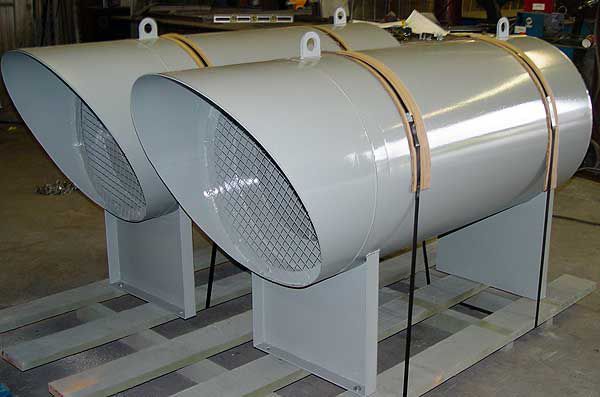 Discharge silencer - dB Noise Reduction - for compressors / tubular