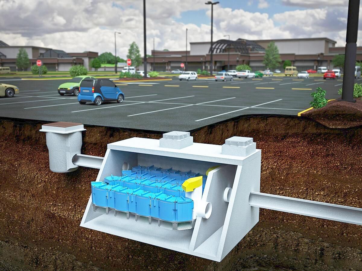 Bed filtration unit UpFlo® Hydro International for water