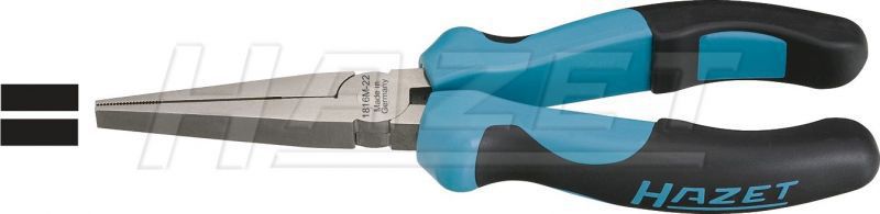 Flat nose pliers - 1816-22 - Hazet - for electronics