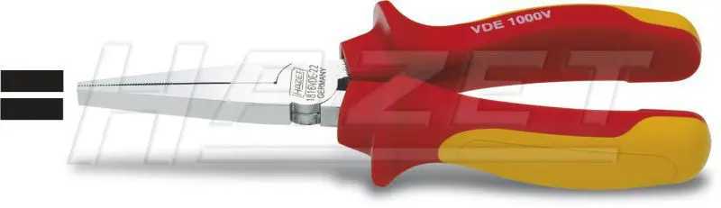 Flat nose pliers - 1816-22 - Hazet - for electronics