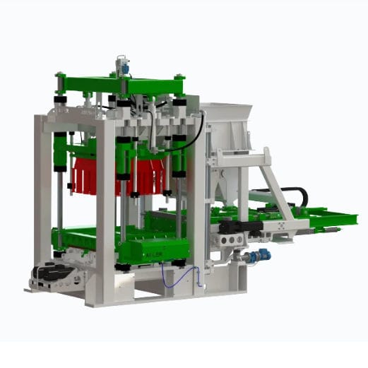 Concrete block making machine A880 series ALFI TECHNOLOGIES semiautomatic