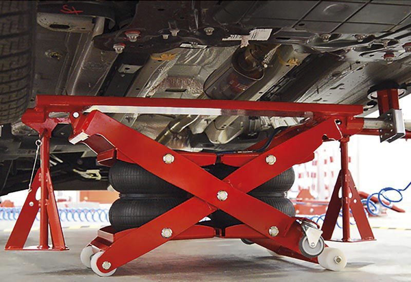 Vehicle maintenance lift table - AE100L-miniLIFT.LOW® - ASTRA