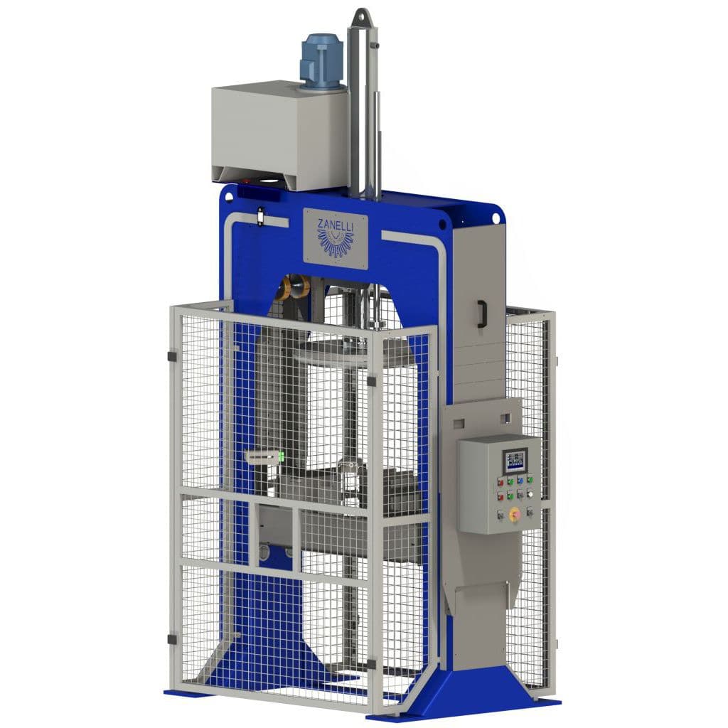 Hydraulic press PEIBF Zanelli srl. portal / frame / with fixed table