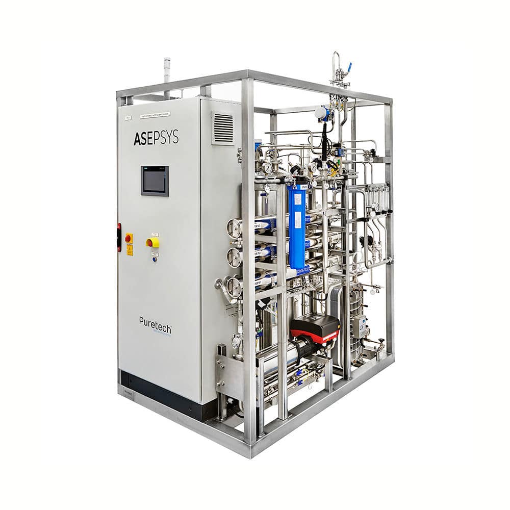 Laboratory water purification unit ASEPSYS PW Puretech Process Systems Ltd.