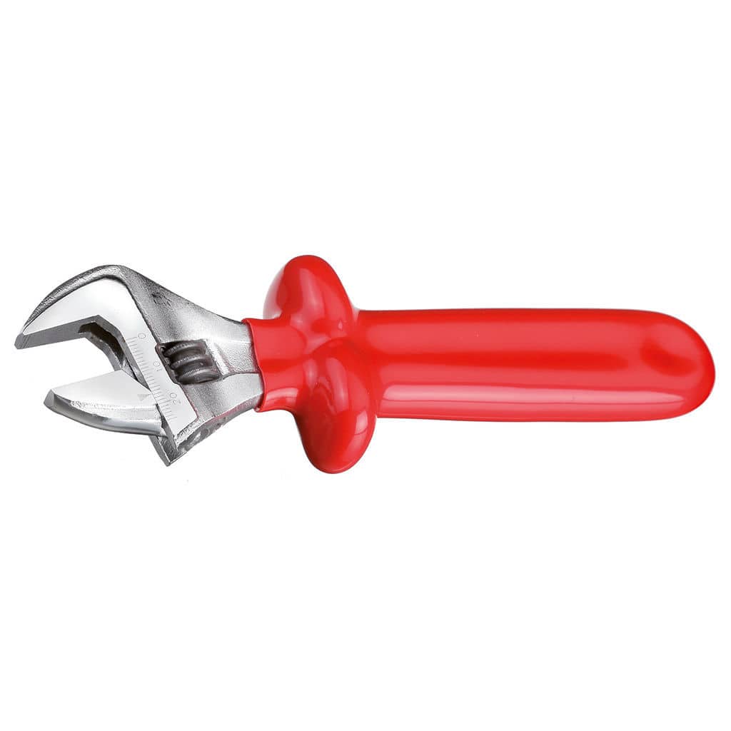 Insulated adjustable wrench V 60 CP 6 GEDORE Tool Center KG chrome