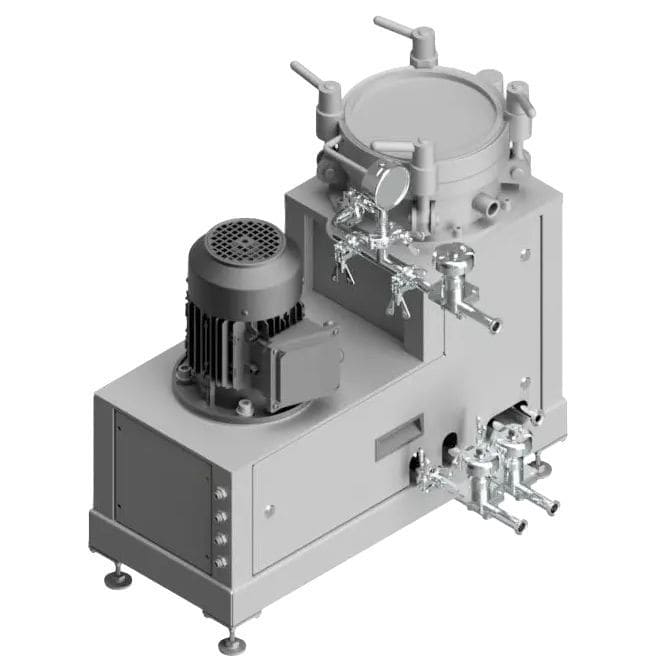 Disc filtration system CRD02 Novoflow GmbH for highviscosity