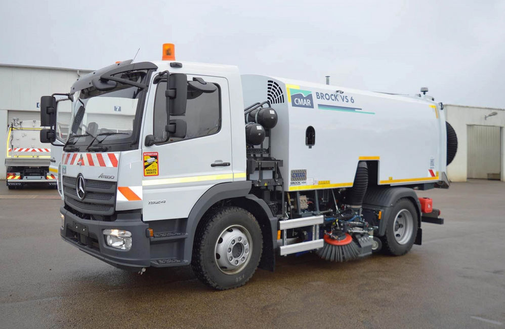 Truck-mounted sweeper - VS 06 TP - CMAR - hydraulic / street / dust