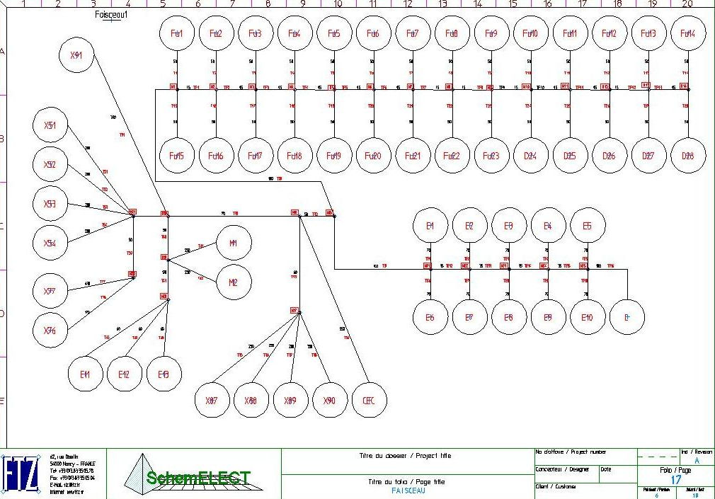 Electrical CAD software SchemHARNESS FTZ INFORMATIQUE for wiring