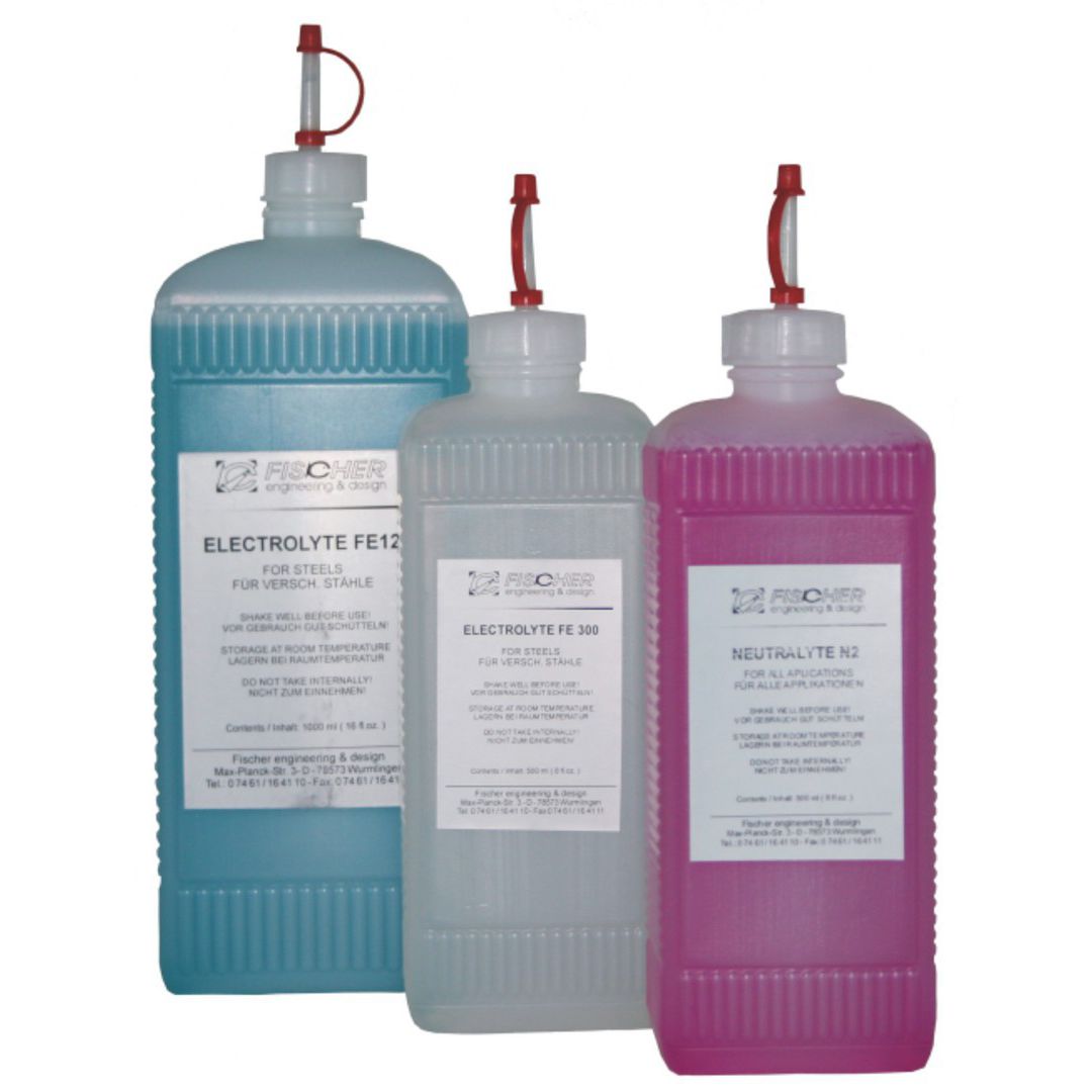 Electrochemical marking electrolyte FE Series Fischer OHG