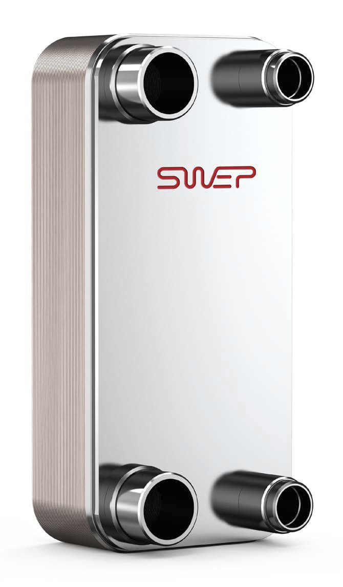 Brazed plate heat exchanger B185 SWEP International gas/liquid