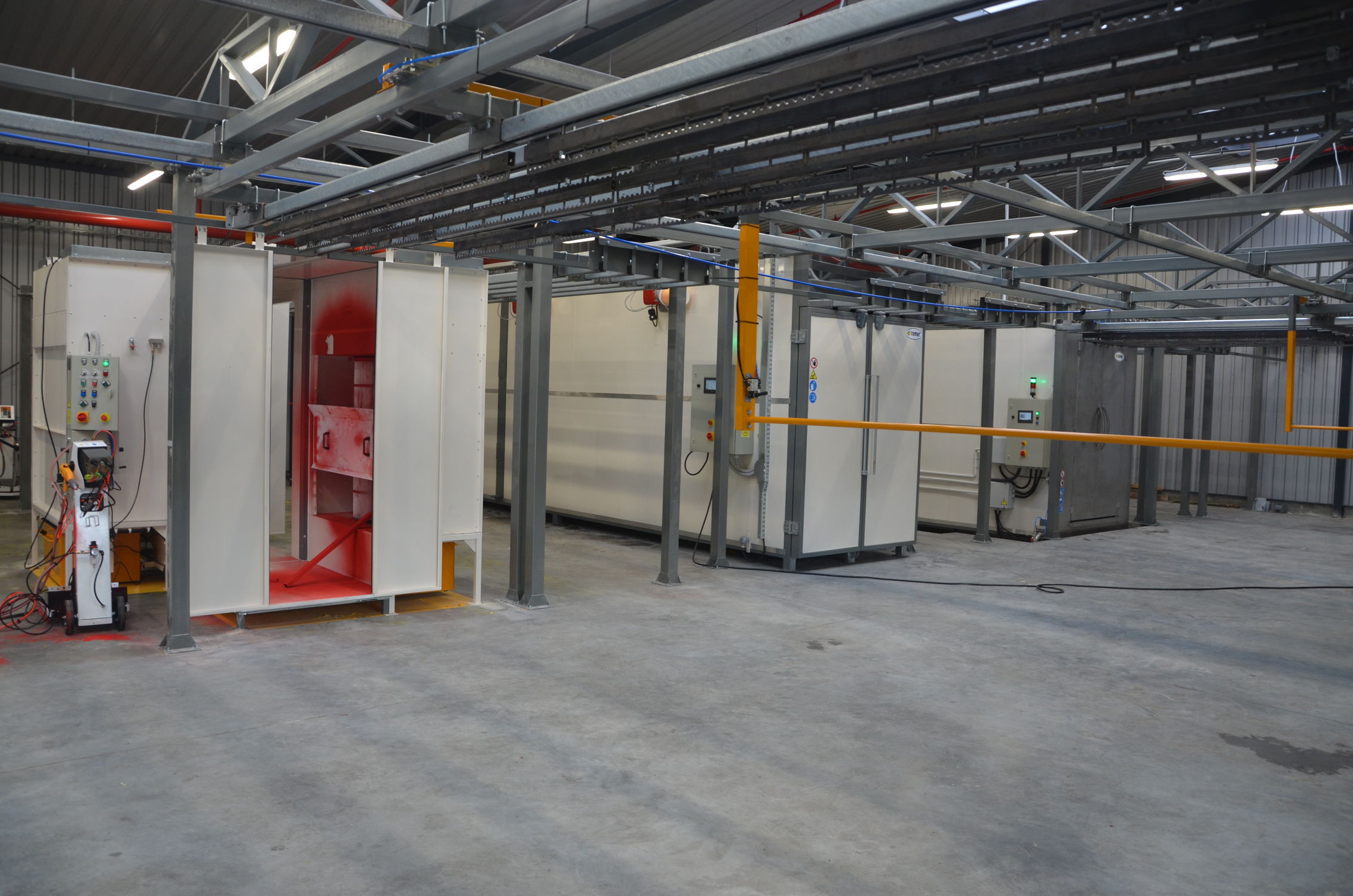 Curing oven S series ROMER P.P. powder coating / truckin / electric