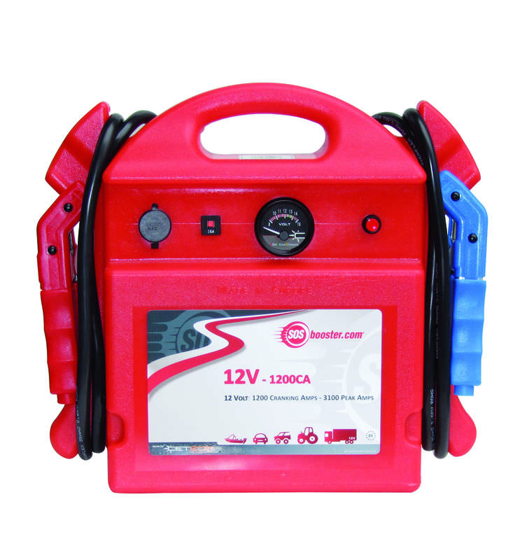 12 V jump starter 12 V, 1 200 A SOS 12V1200CA Ceteor leadacid / portable / professional