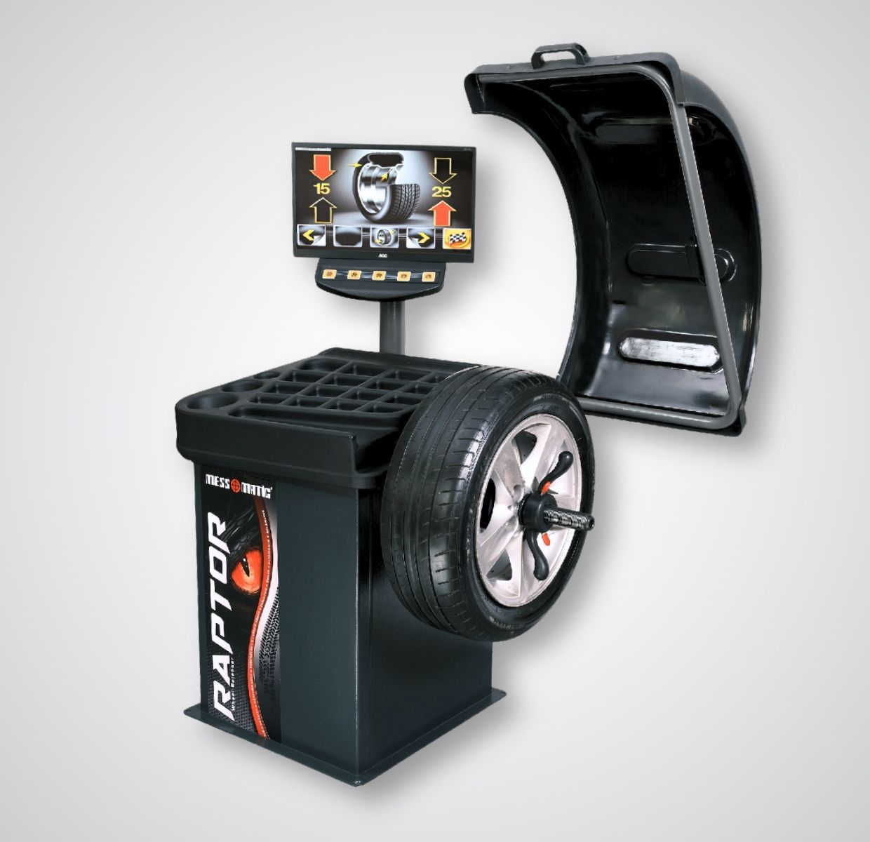 Car wheel balancer - RAPTOR - Messmatic