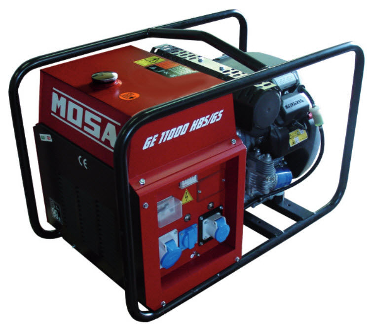 Gasoline Engine Generator Set Ge Hbs Gs Mosa Single Phase Portable Mechanical