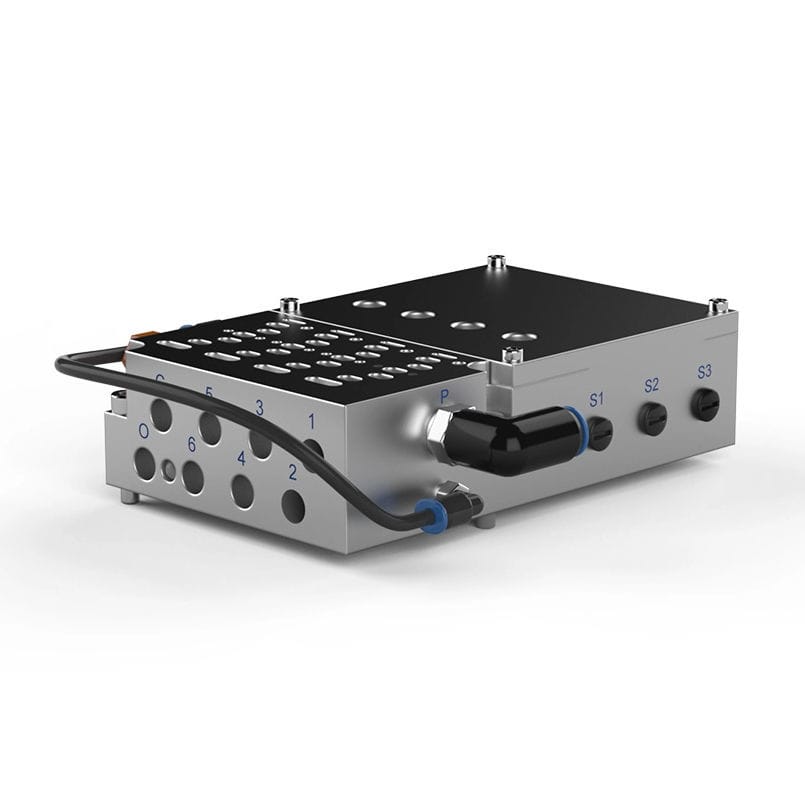 Spool distribution block P0010A Robot System Products AB