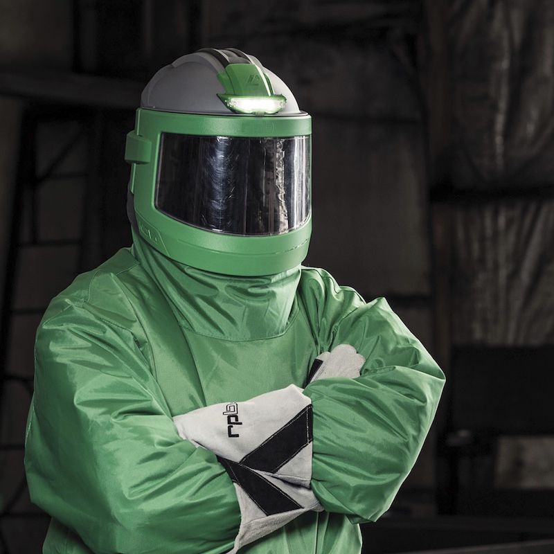 Blasting helmet M07 NOVA 3 C.B. SABBIATRICI S.R.L. with visor