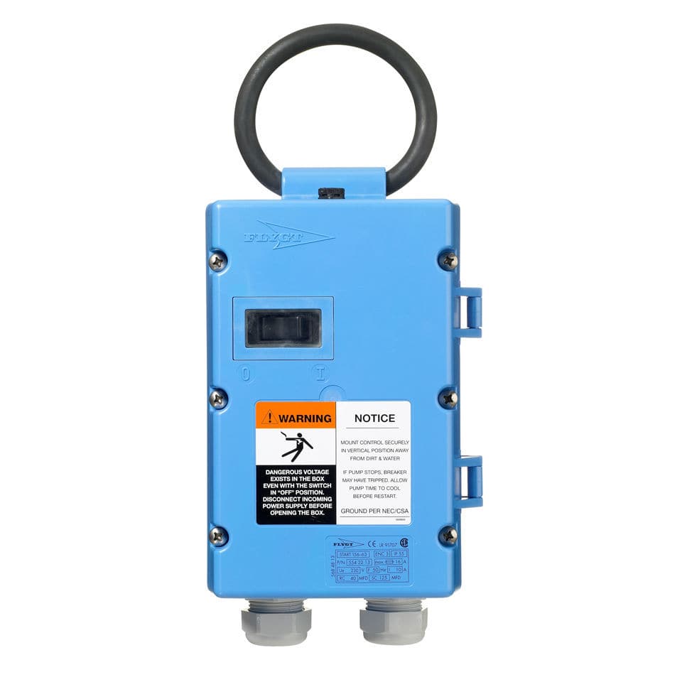 Pump starter START series FLYGT overload / singlephase / with