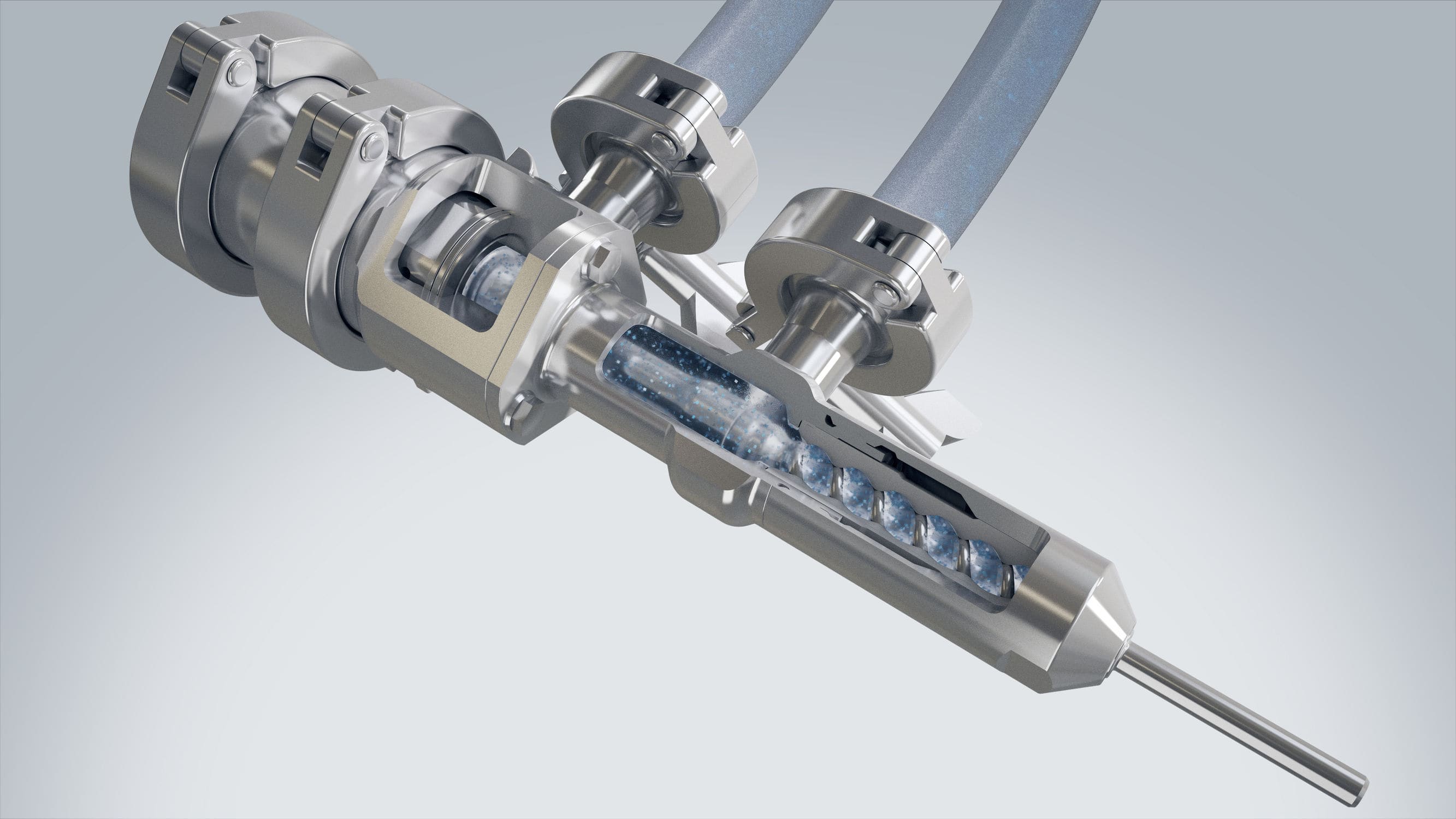 Dispensing system for the food industry / for medical applications