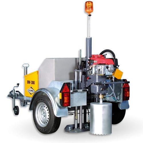 Trailermounted core drilling machine BW300 CEDIMA GmbH for