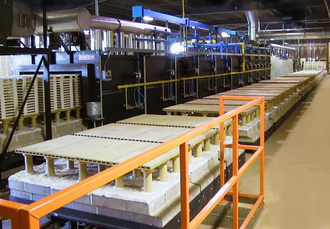Tunnel kiln Keith company gas / continuous / for the ceramics industry