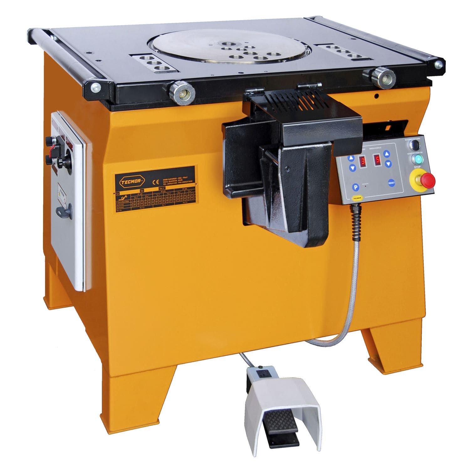 Electric bending machine PFT 38/30 N TECMOR S.R.L. concrete reinforcement / automatic