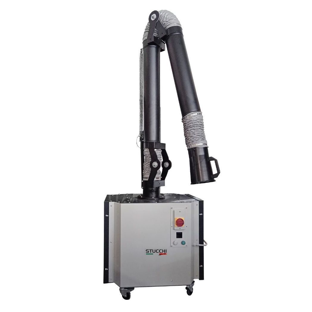 Mobile fume extractor STAction C5/C10 Stucchi 1950 S.r.l. welding / activated carbon