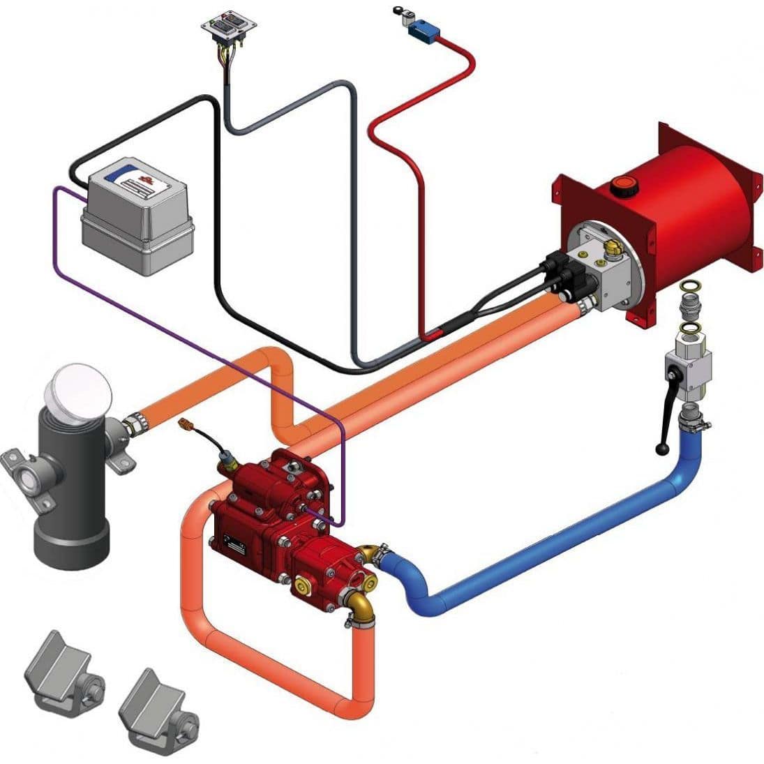 Hydraulic motor hydraulic power unit 9032510 BEZARES S.A