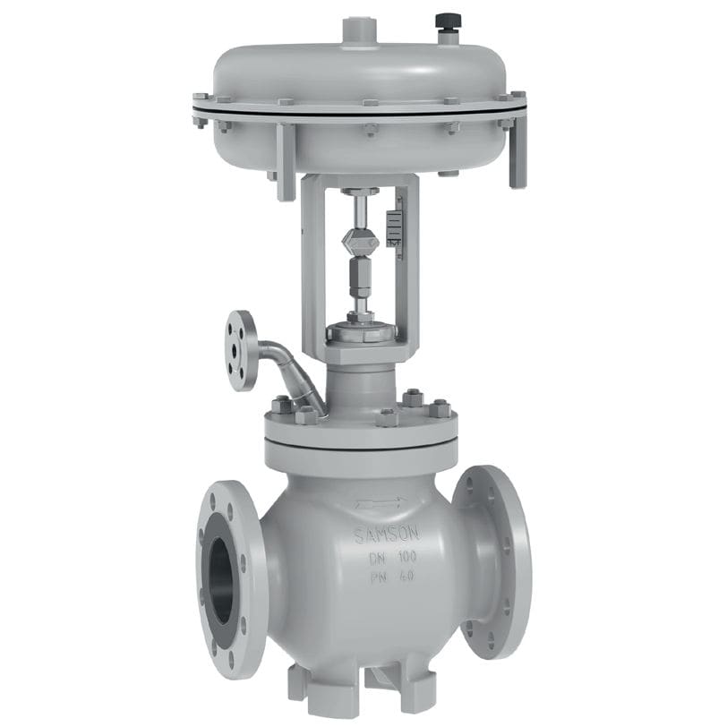 Regulating valve - 3281 series - SAMSON - globe / pneumatic / for steam