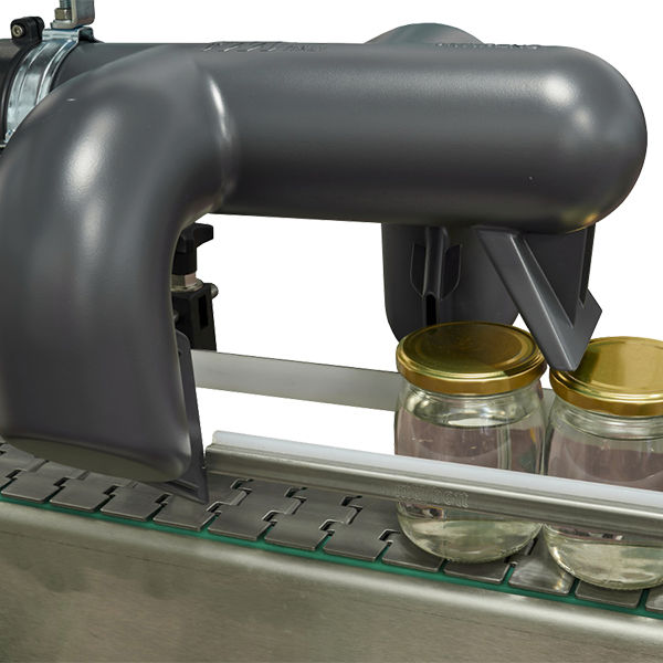 Continuous drying system F.M. Srl for cans / for jars / for the pharmaceutical industry