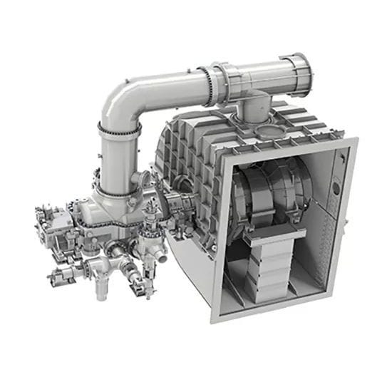 Main Steam Inlet Reheat steam turbine - STF-D600 - GE Steam Turbines - for power ...