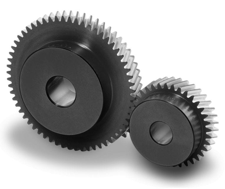 Spur gear KKHG345LJ25 Quality Transmission Components helical / hub / ground