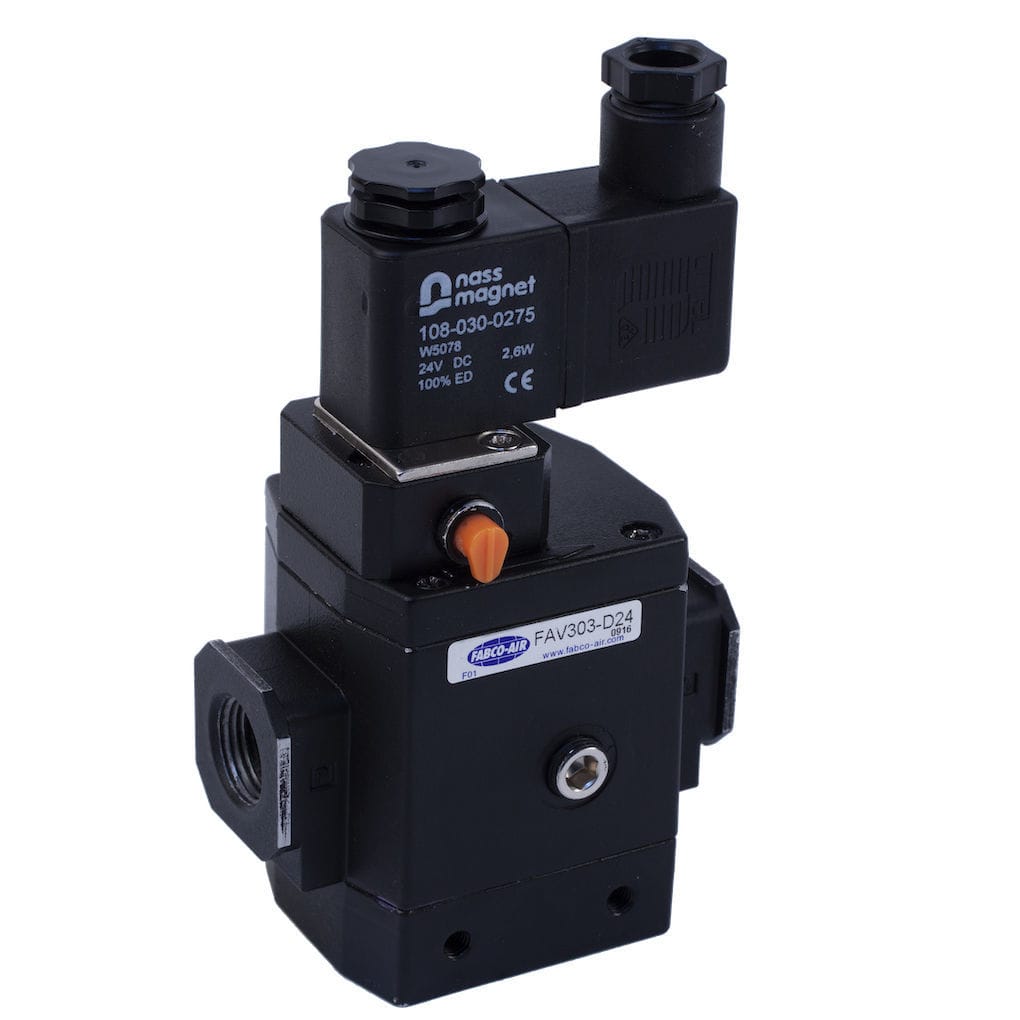 Softstart valve FAV series FABCOAIR gate / pneumatic / for air