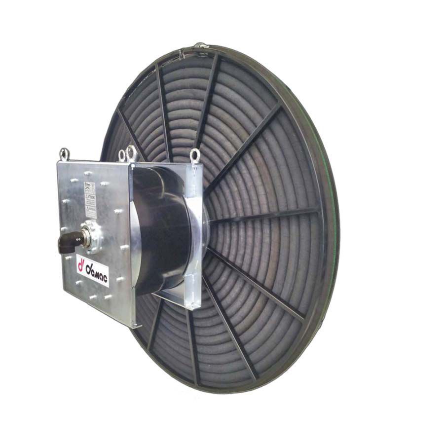 Hose reel DEMAC Srl spring rewind / fixed