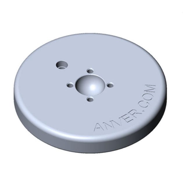 Round vacuum pad FP58 ANVER Vacuum System Specialists metal / foam