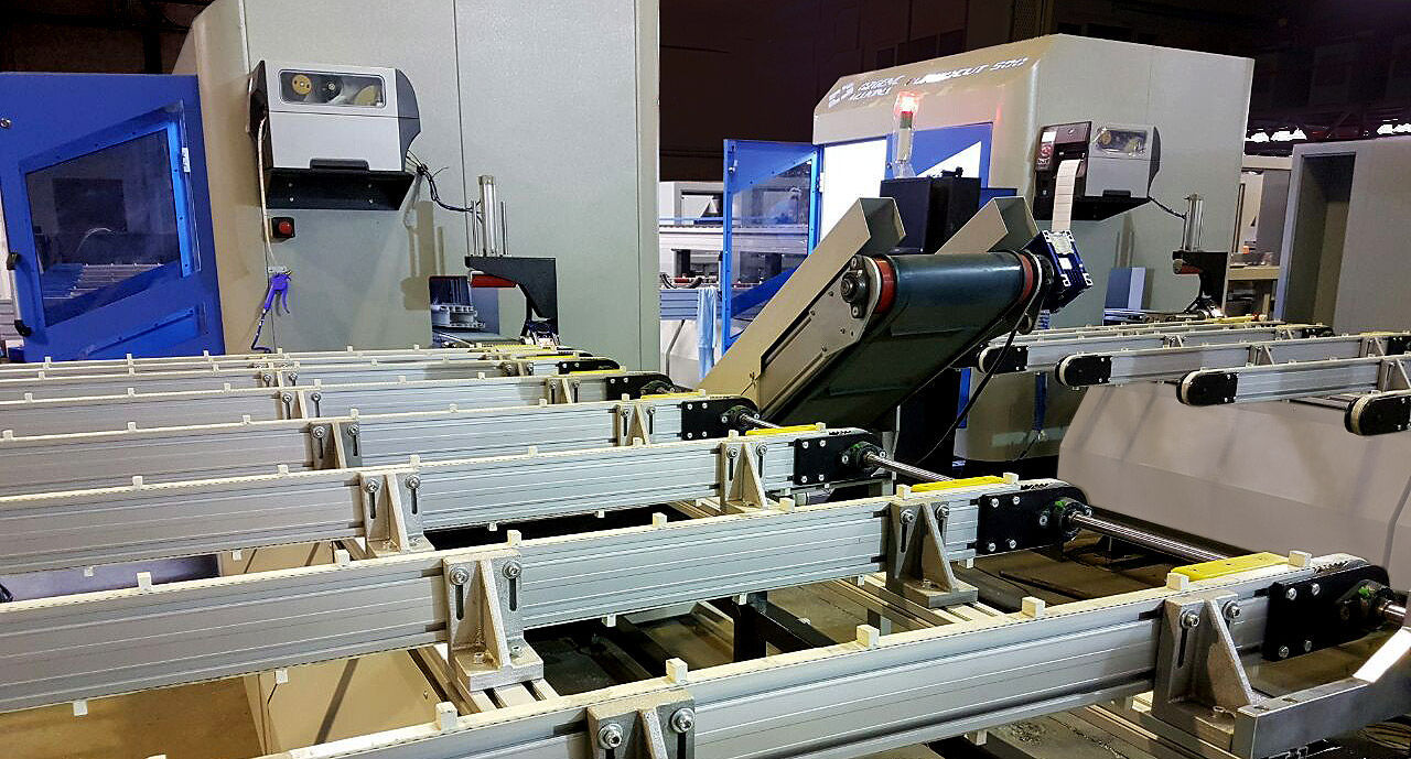 Aluminum profile cutting and machining center TURBOCUT 500 AL