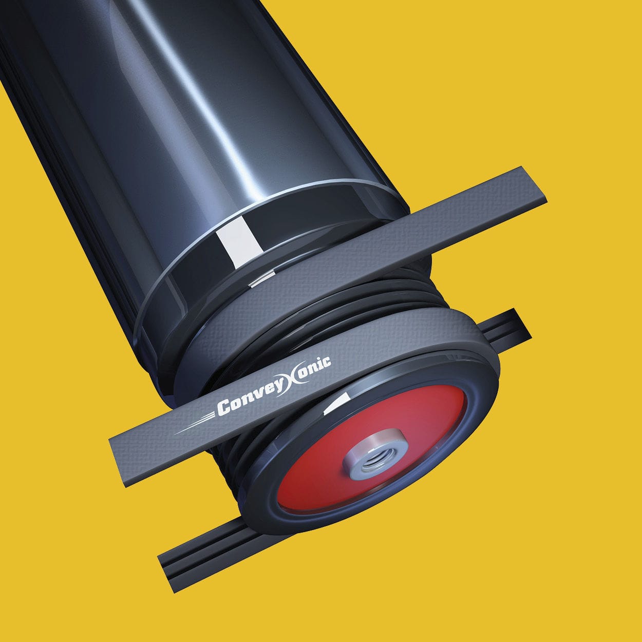 Conveyor roller power transmission belt ConveyXonic® HUTCHINSON Belt Drive Systems ribbed