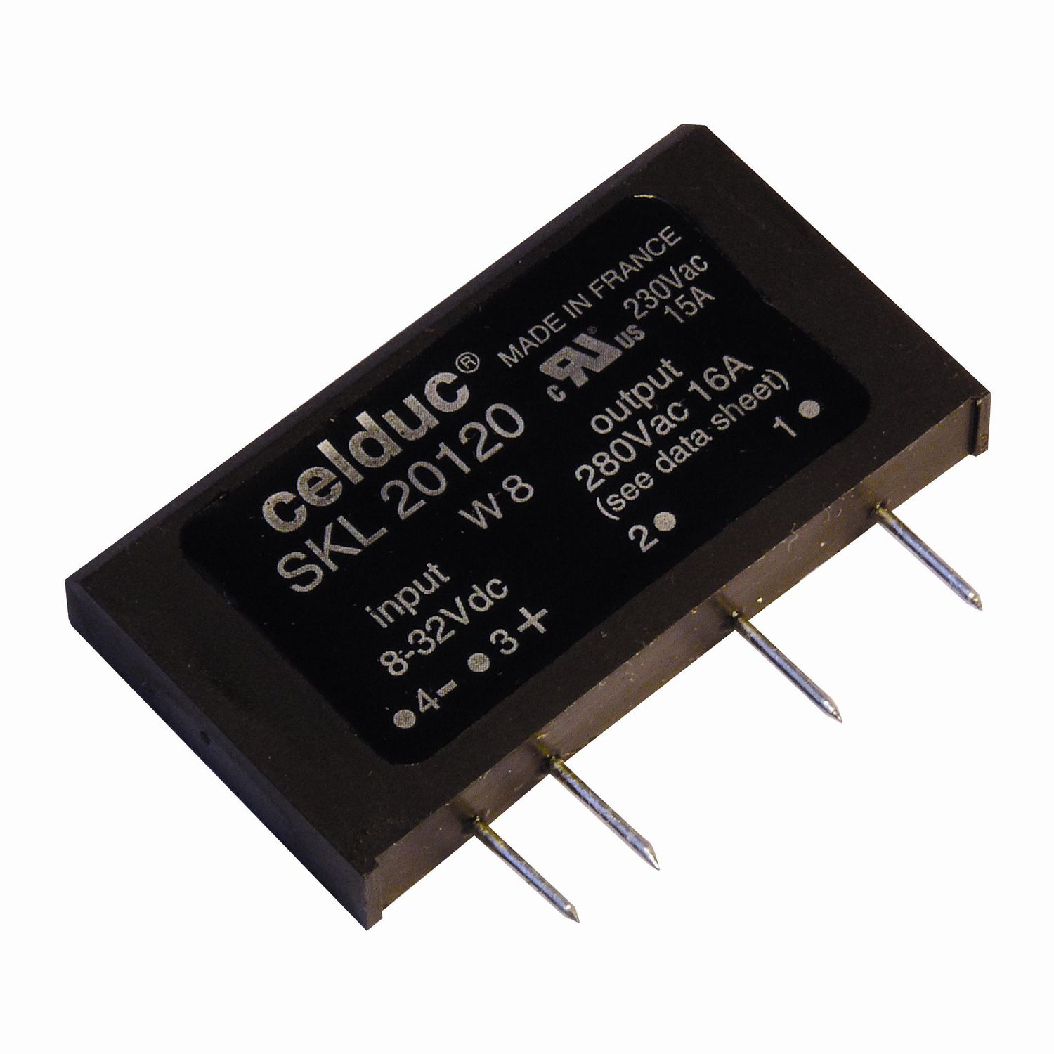 Single Phase Solid State Relay Skl Series Celduc Relais For Printed Circuit Boards With