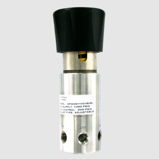 Gas pressure regulator HP300 Conoflow piston / singlestage / brass