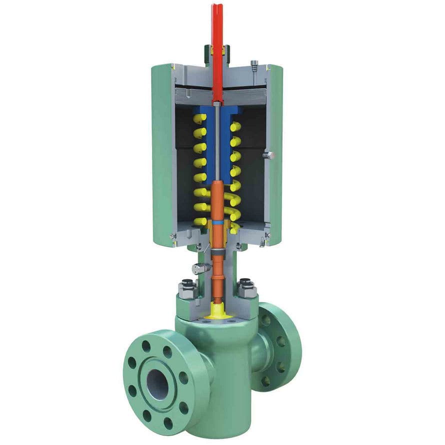 Pneumatic valve actuator MP CAMERON linear / piston / rugged